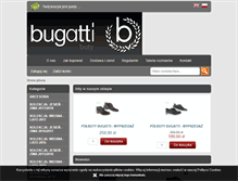 Tablet Screenshot of bugatti-buty-sklep.pl